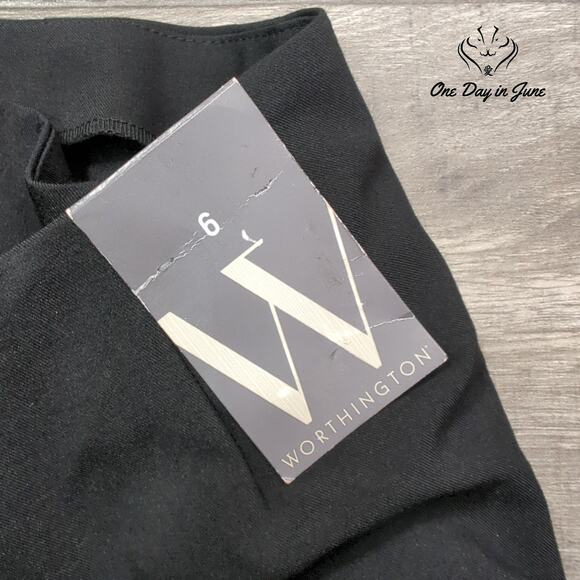 Worthington Cropped Dress Pants Size 6 - Picture 2 of 6